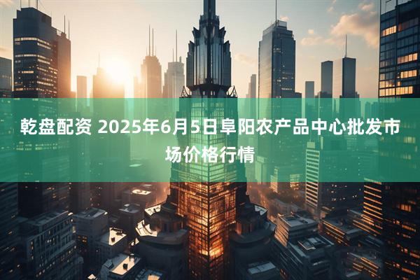 乾盘配资 2025年6月5日阜阳农产品中心批发市场价格行情